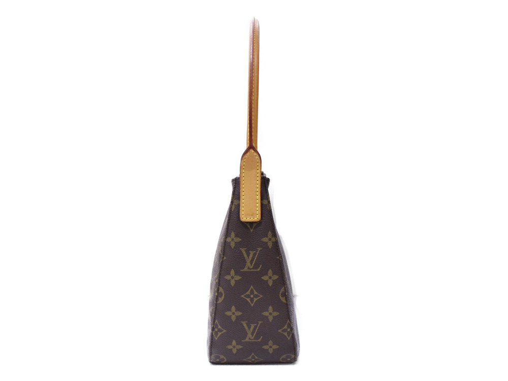 Louis Vuitton Monogram Bag Looping Shoulder Brown